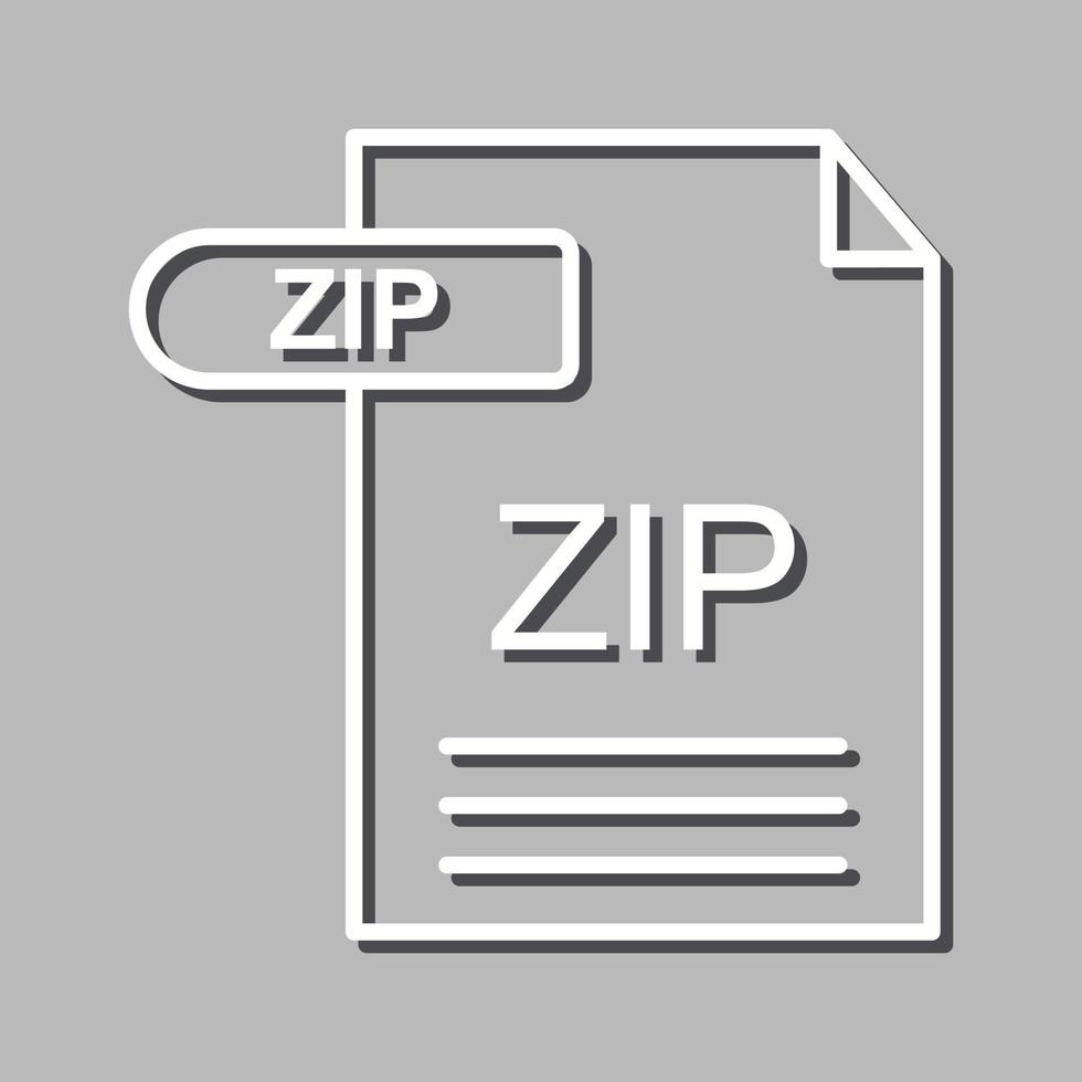 Zip-Vektor-Symbol vektor