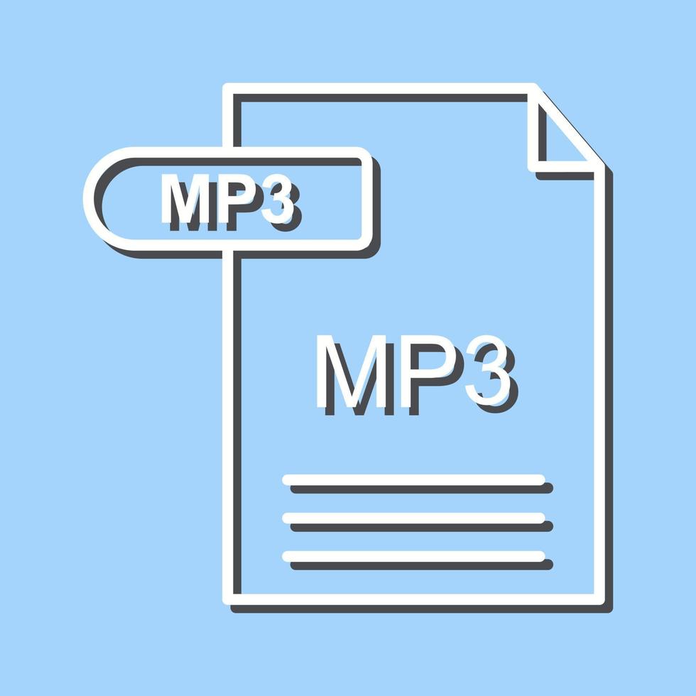 mp3-Vektorsymbol vektor