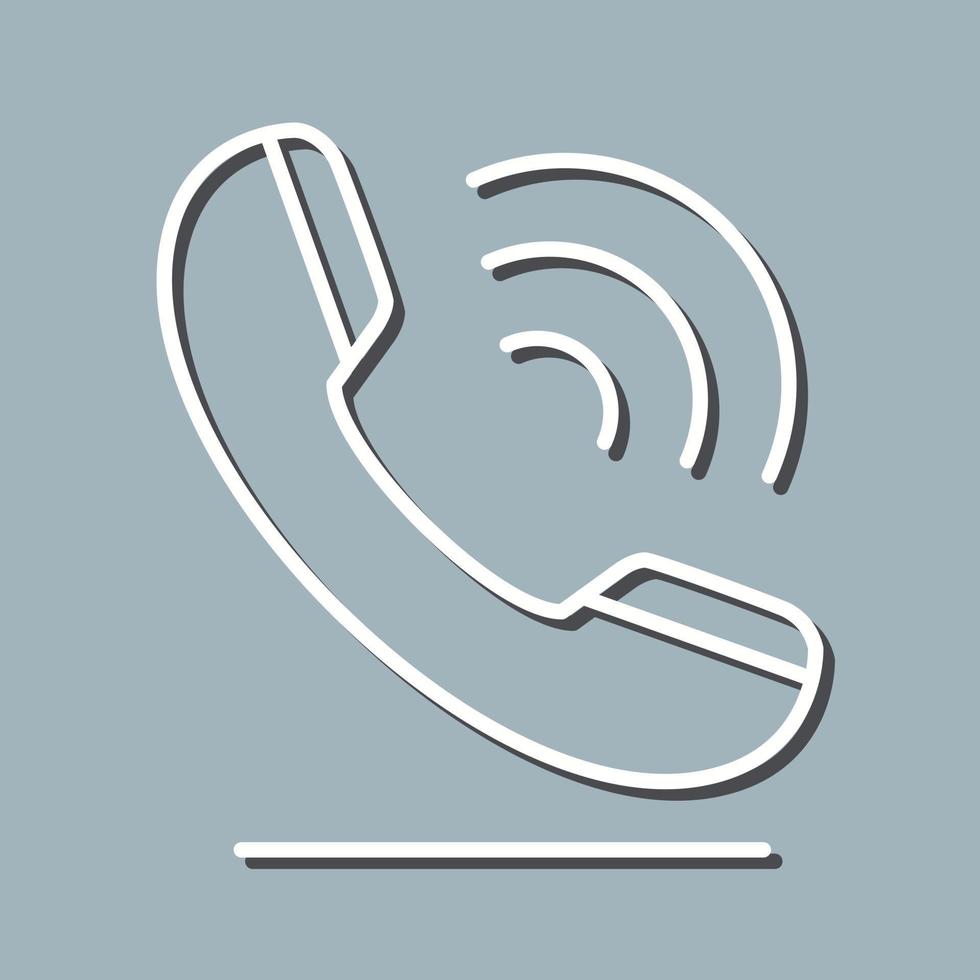 Telefonanruf-Vektor-Symbol vektor