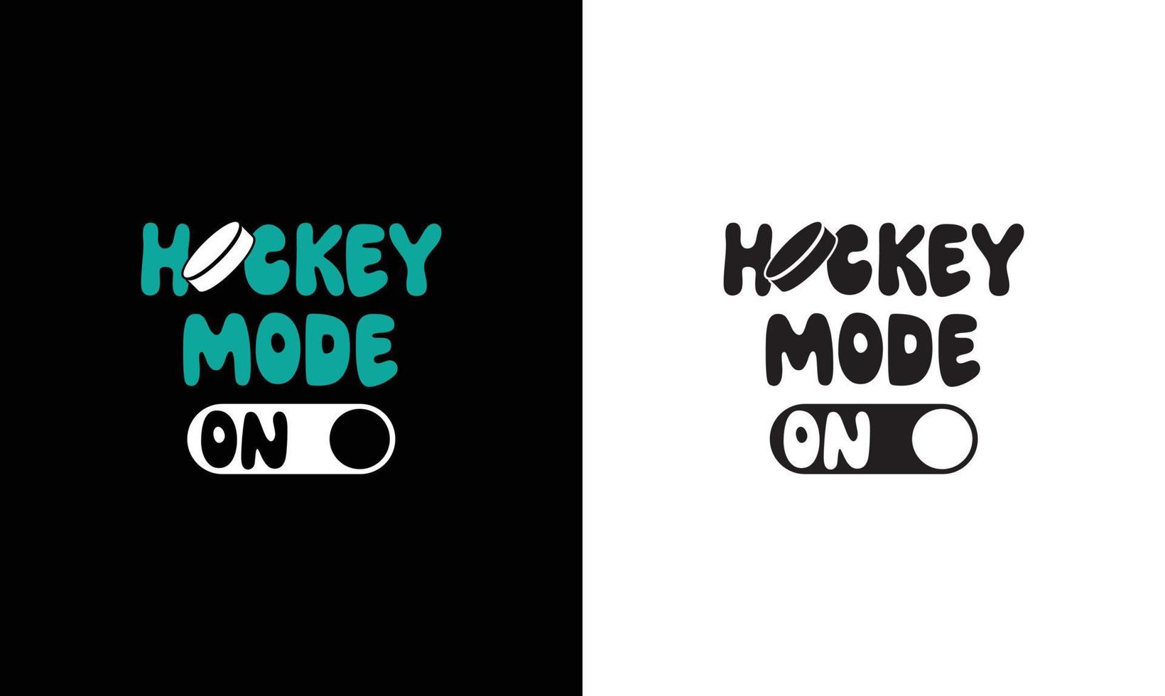 Eishockey Zitat t Hemd Design, Typografie vektor