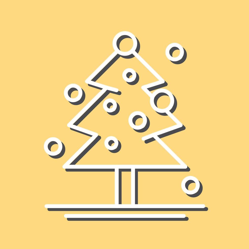 Weihnachtsbaum-Vektor-Symbol vektor