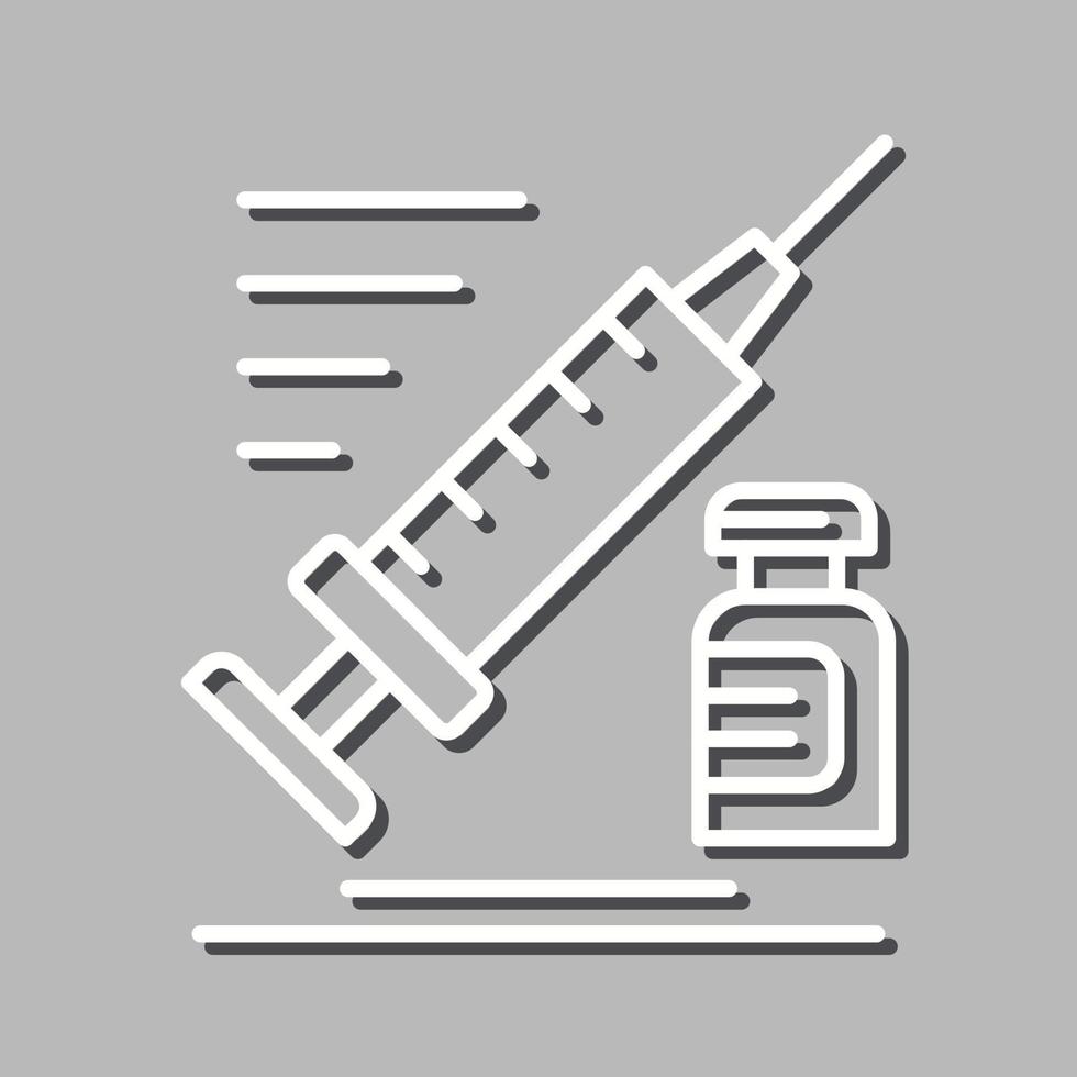 Symbol für Spritzenvektor vektor