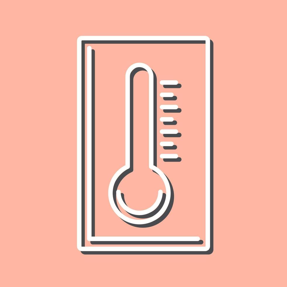 Thermometer-Vektor-Symbol vektor