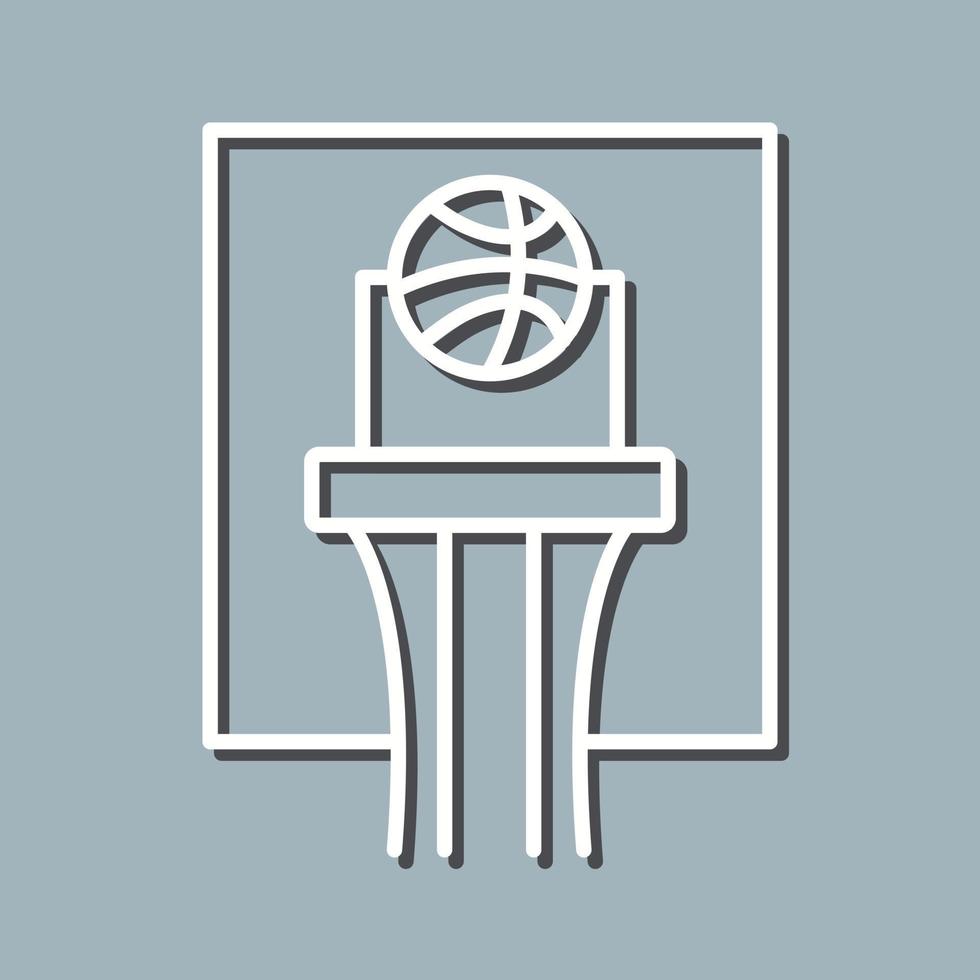 Basketball-Vektor-Symbol vektor