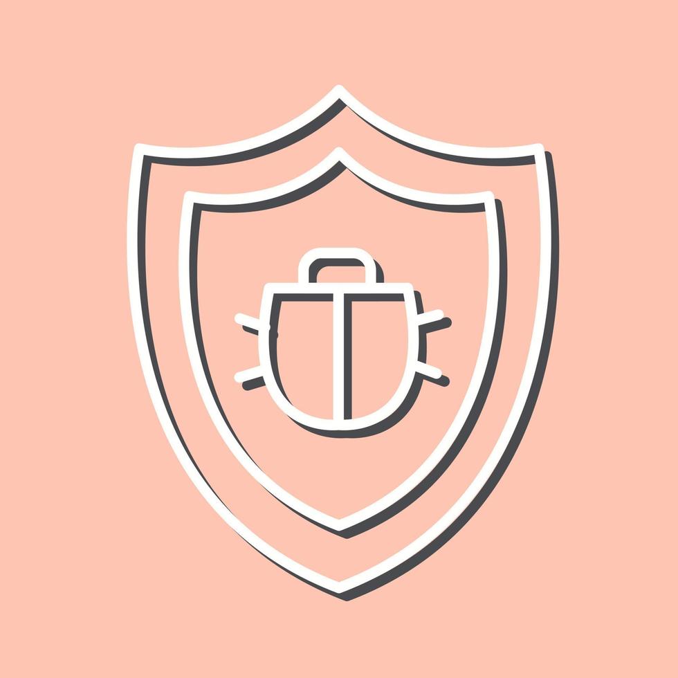 Antivirus-Vektor-Symbol vektor