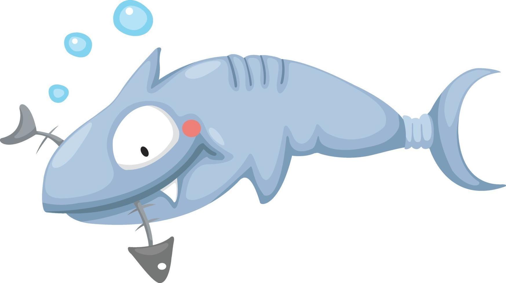 Illustration eines Hais vektor