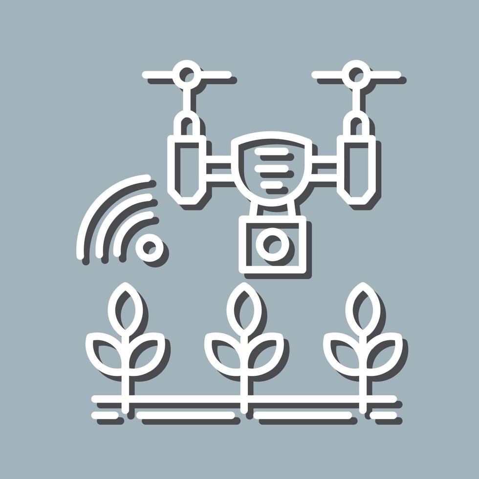 Smart-Farm-Vektor-Symbol vektor