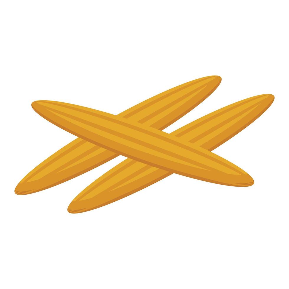 Churros Symbol isometrisch Vektor. Spanien Churro vektor