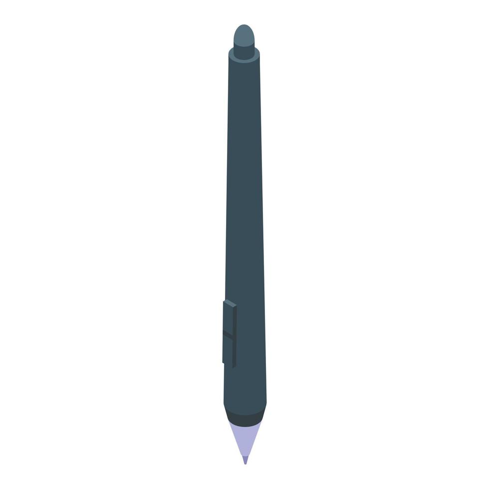 Stift Symbol isometrisch Vektor. Digital Zeichen vektor