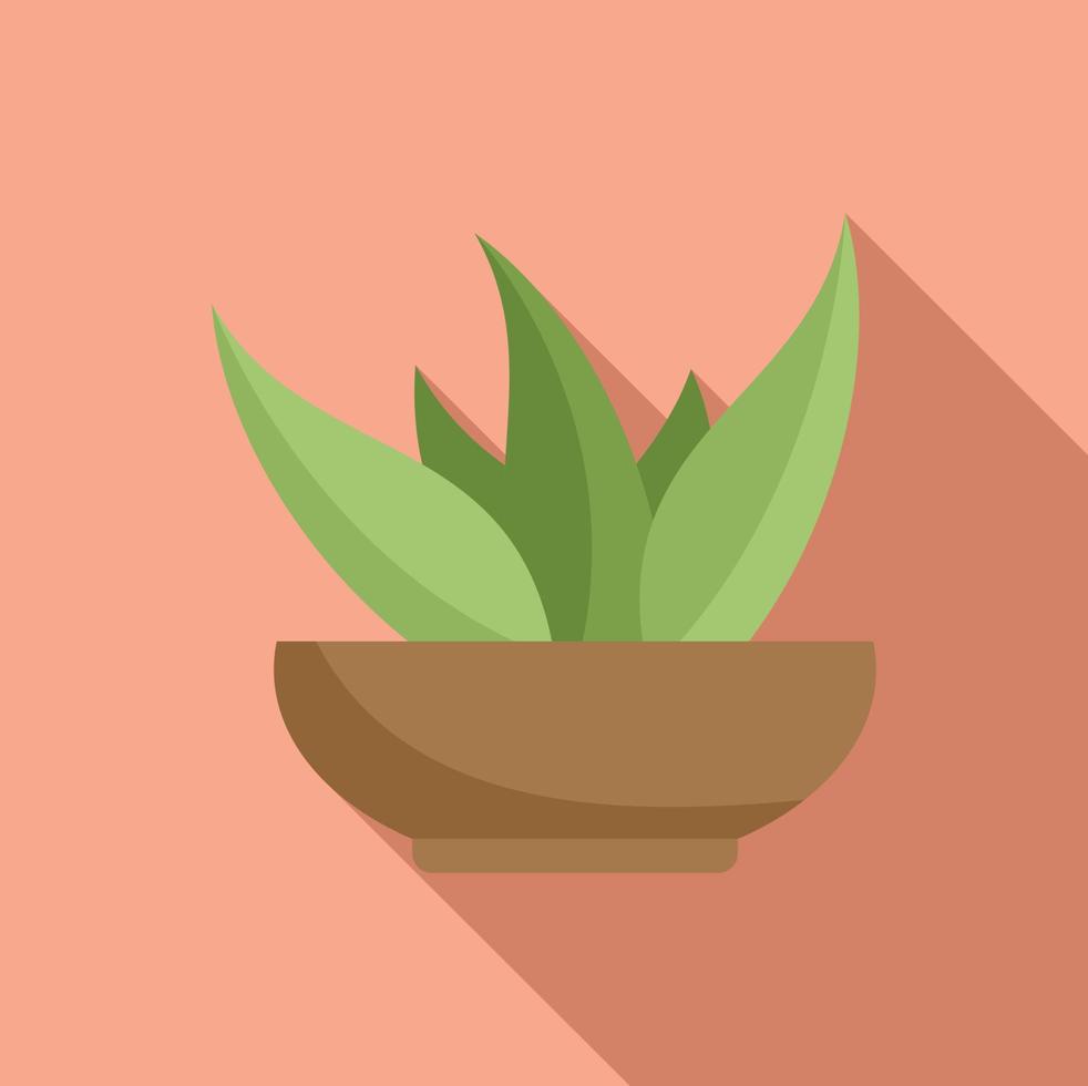 eco planter ikon platt vektor. Hem inomhus- vektor