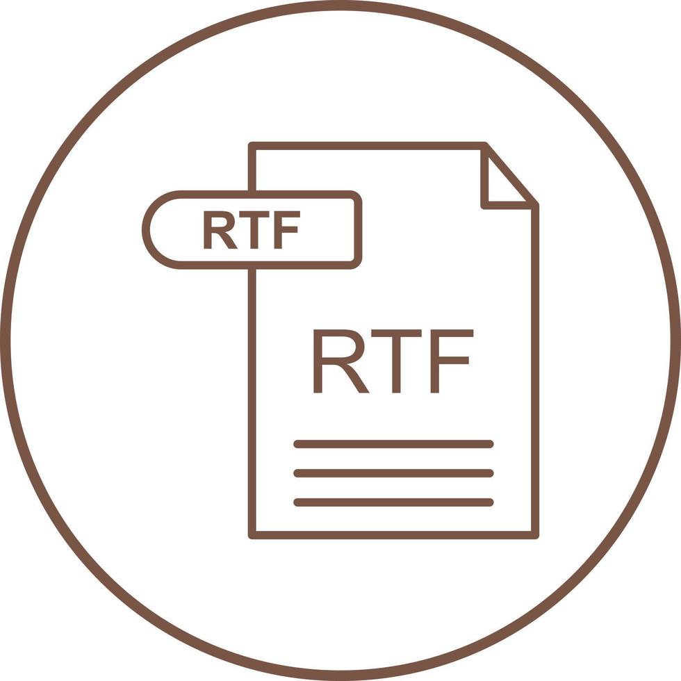 RTF-Vektorsymbol vektor