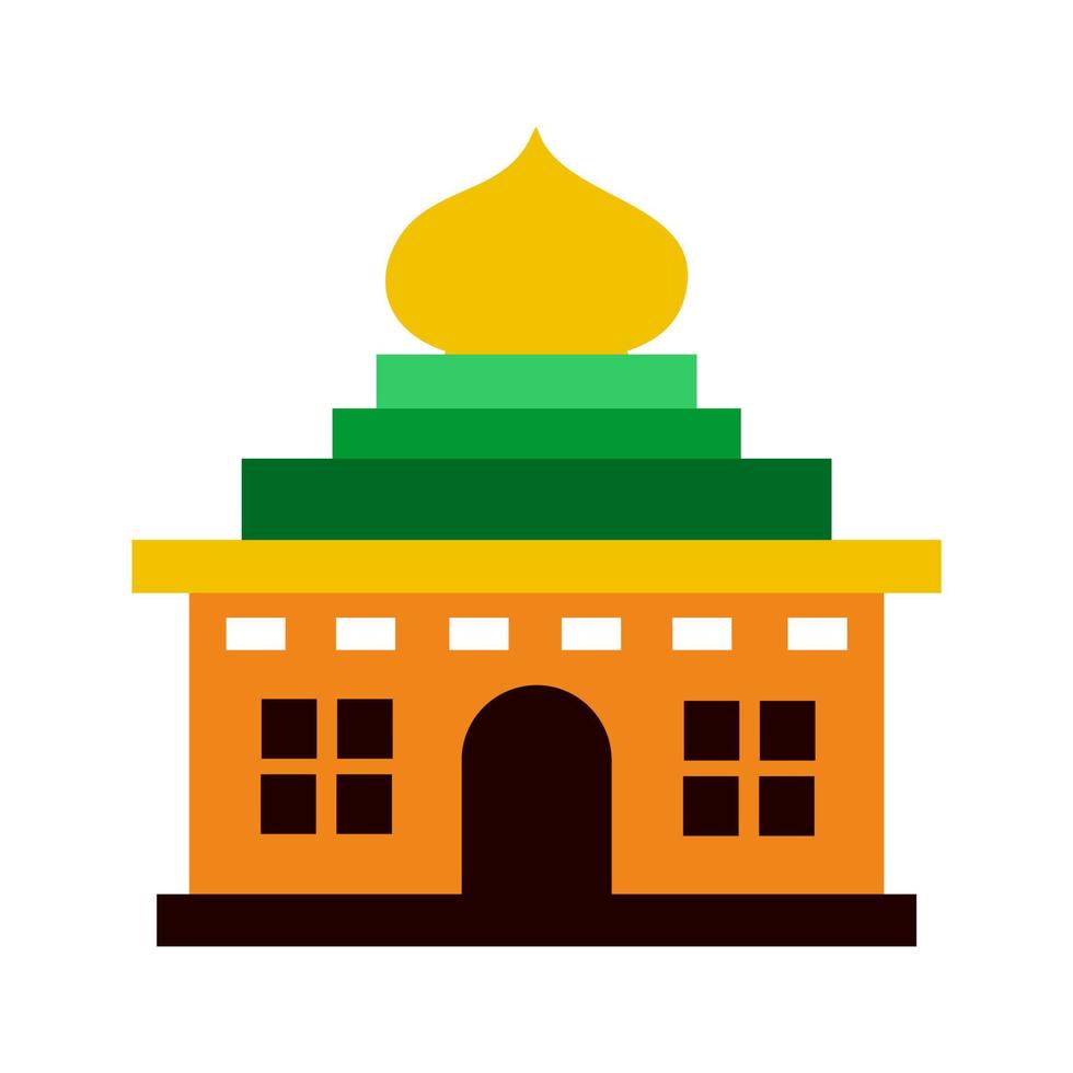 Moschee Logo Symbol Illustration Vektor
