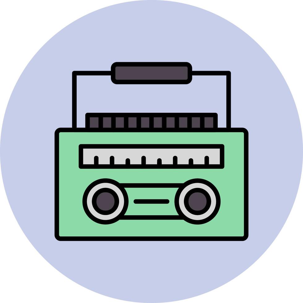 Radio Kassette Vektor Symbol