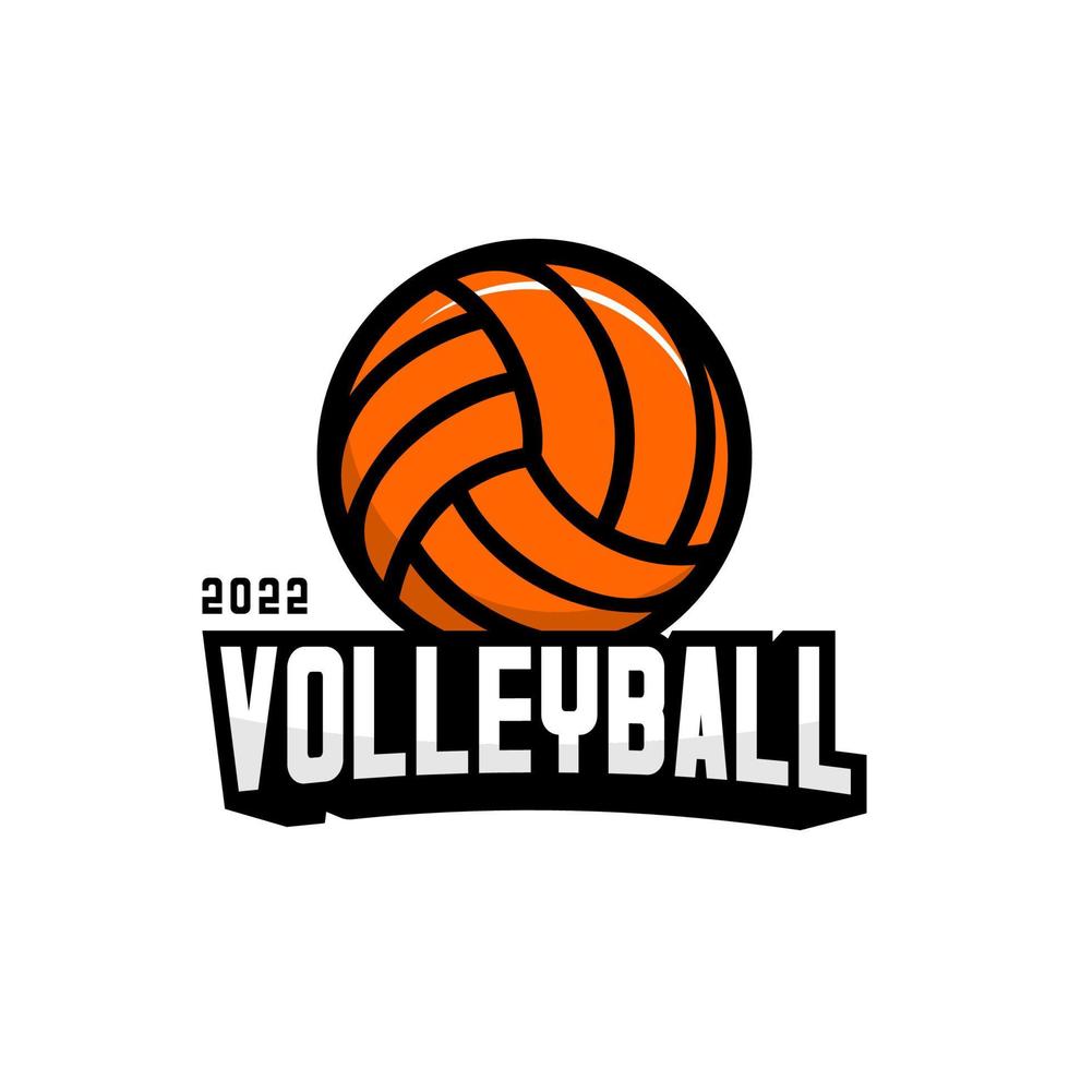 volleyboll logotyp vektor