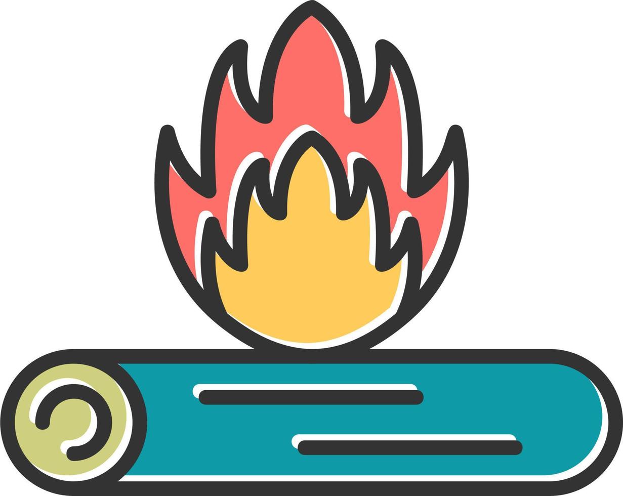 Lagerfeuer-Vektor-Symbol vektor