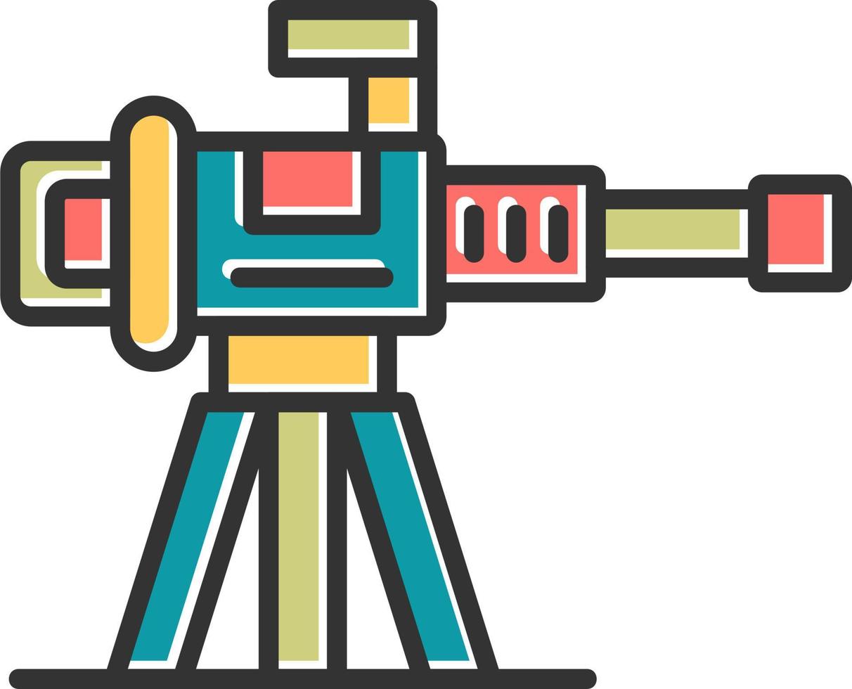 schwer Maschine Gewehr Vektor Symbol