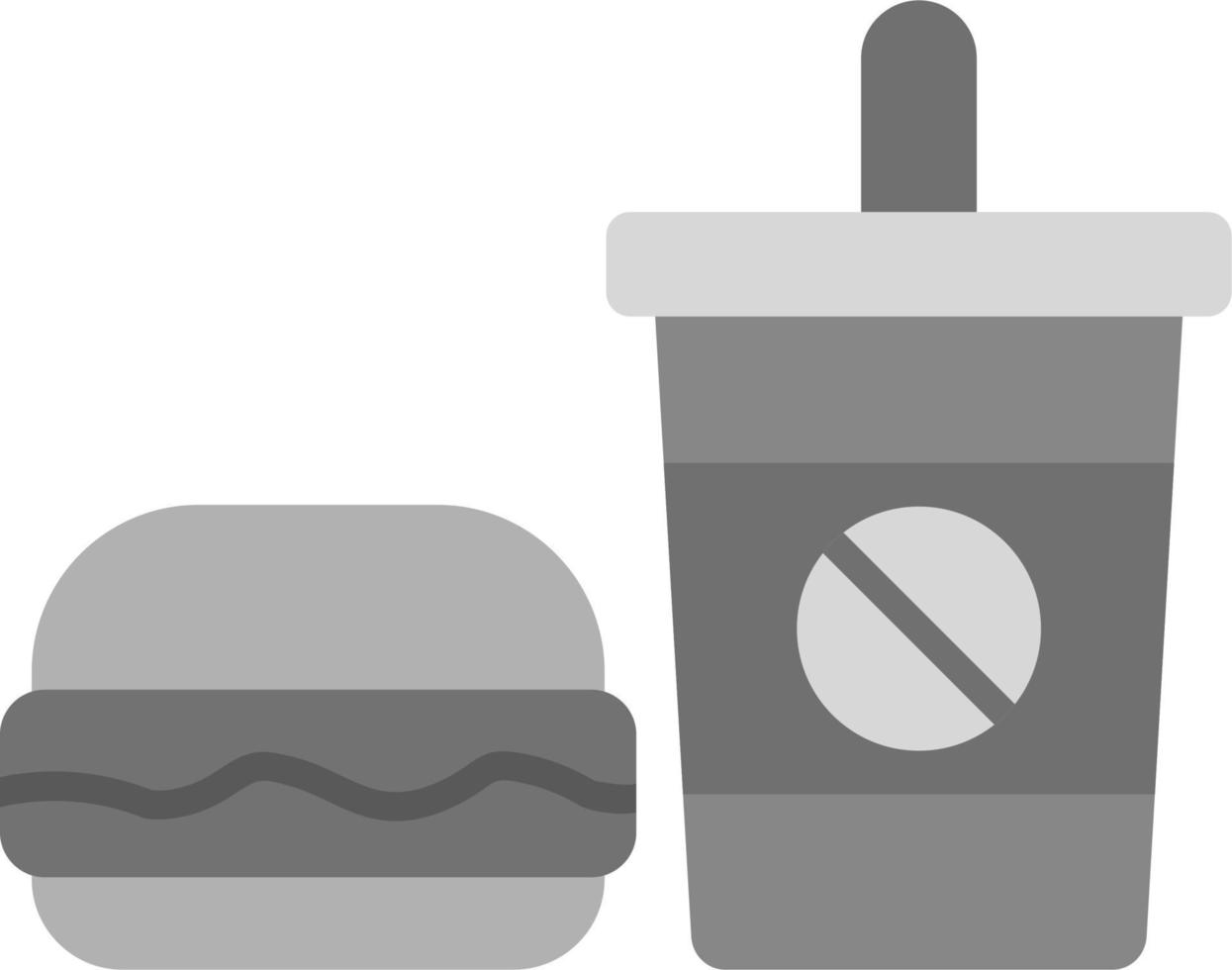 Fast-Food-Vektorsymbol vektor