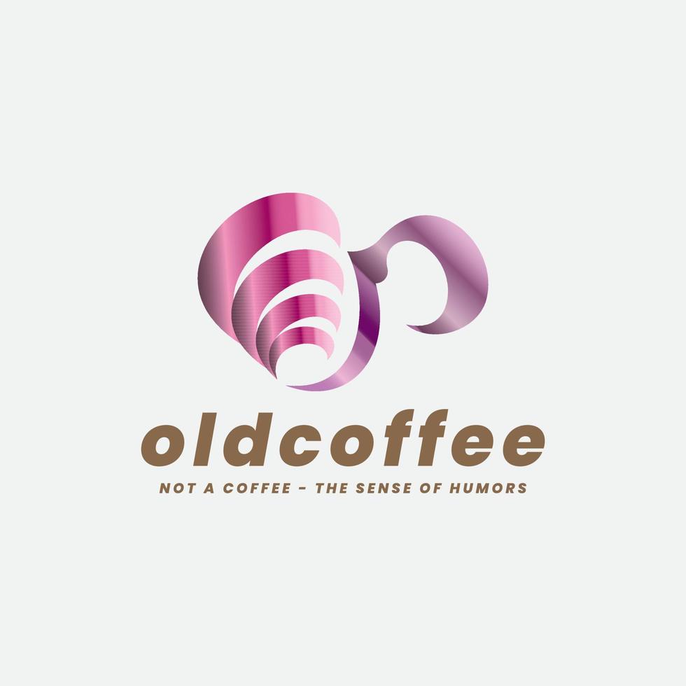 Kaffee Becher und Espresso Cafe Logo vektor