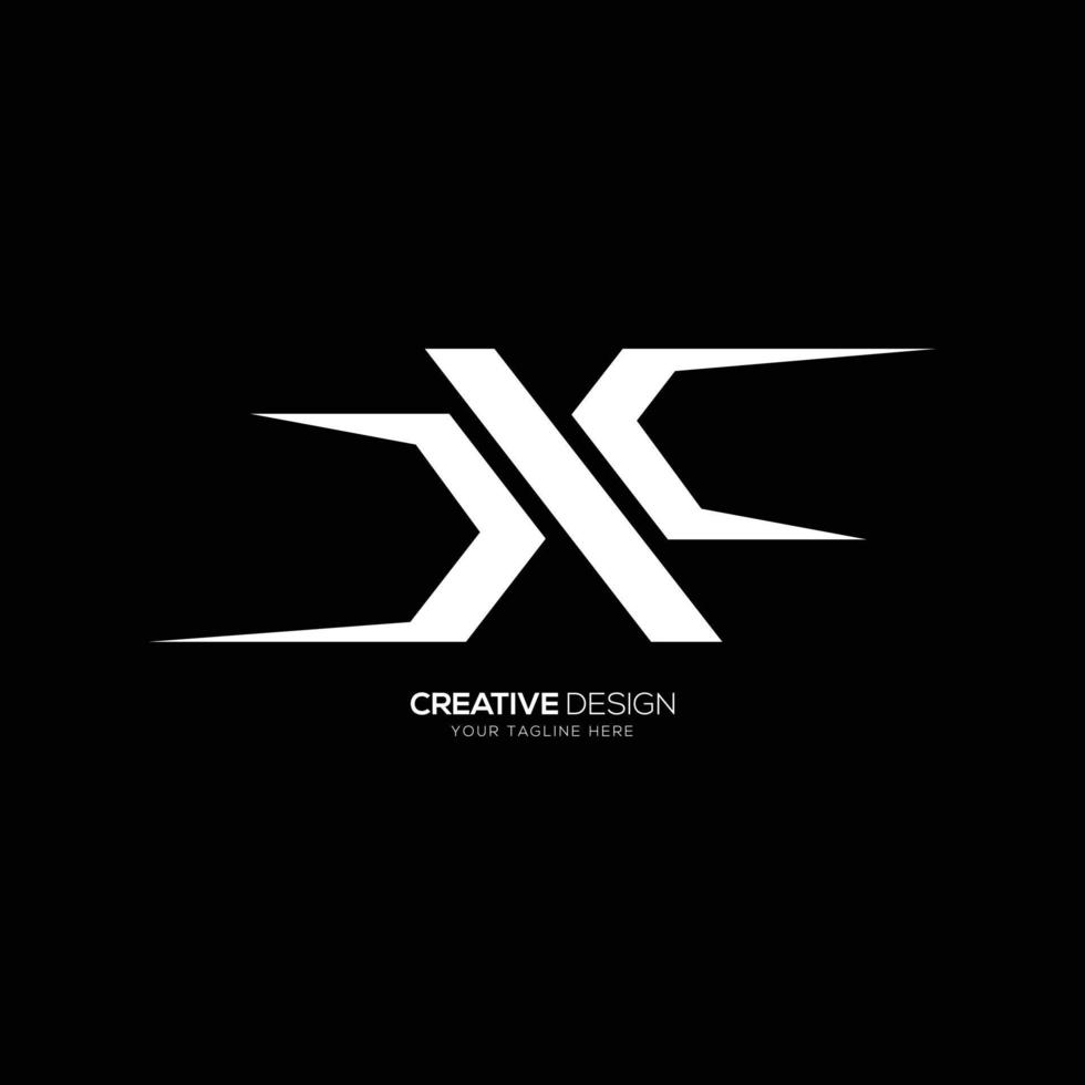 x modern Brief Sport branding Logo vektor