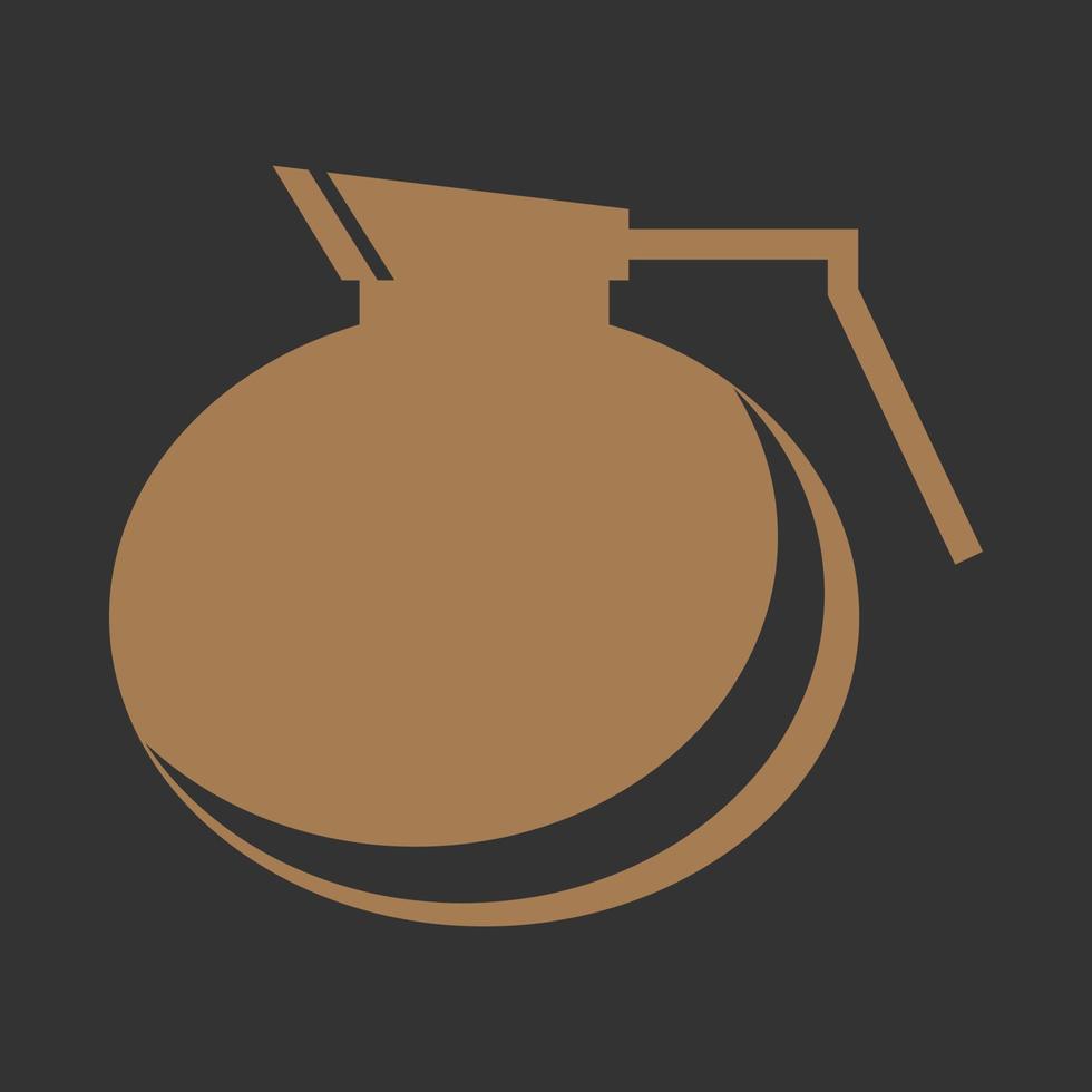 Glas Kaffee Topf Symbol. eben Stil Vektor Illustration zum Kaffee Essen und Getränke Design Element