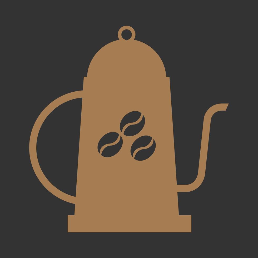 Kaffee Hersteller Symbol. eben Stil Vektor Illustration zum Kaffee Essen und Getränke Design Element