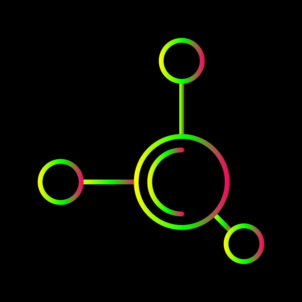 molekyl vektor ikon