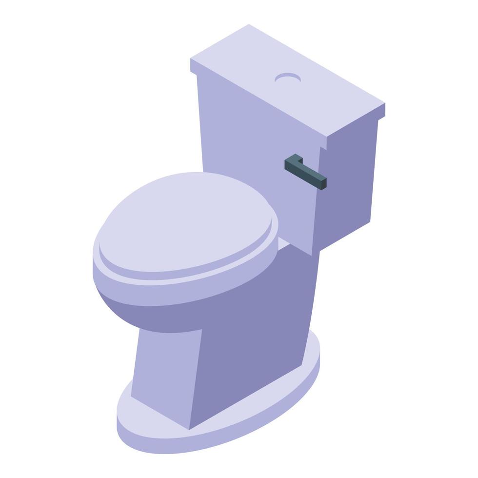 keramisk toalett ikon isometrisk vektor. offentlig toalett vektor