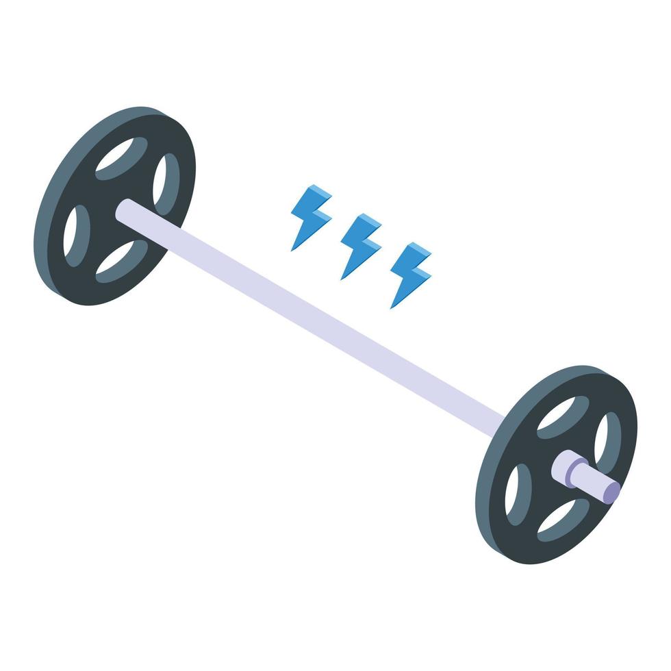 skivstång ikon isometrisk vektor. hälsa sjukdom vektor