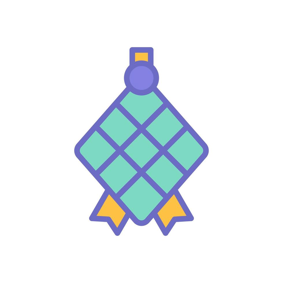 Ketupat Symbol zum Ihre Webseite Design, Logo, Anwendung, ui. vektor