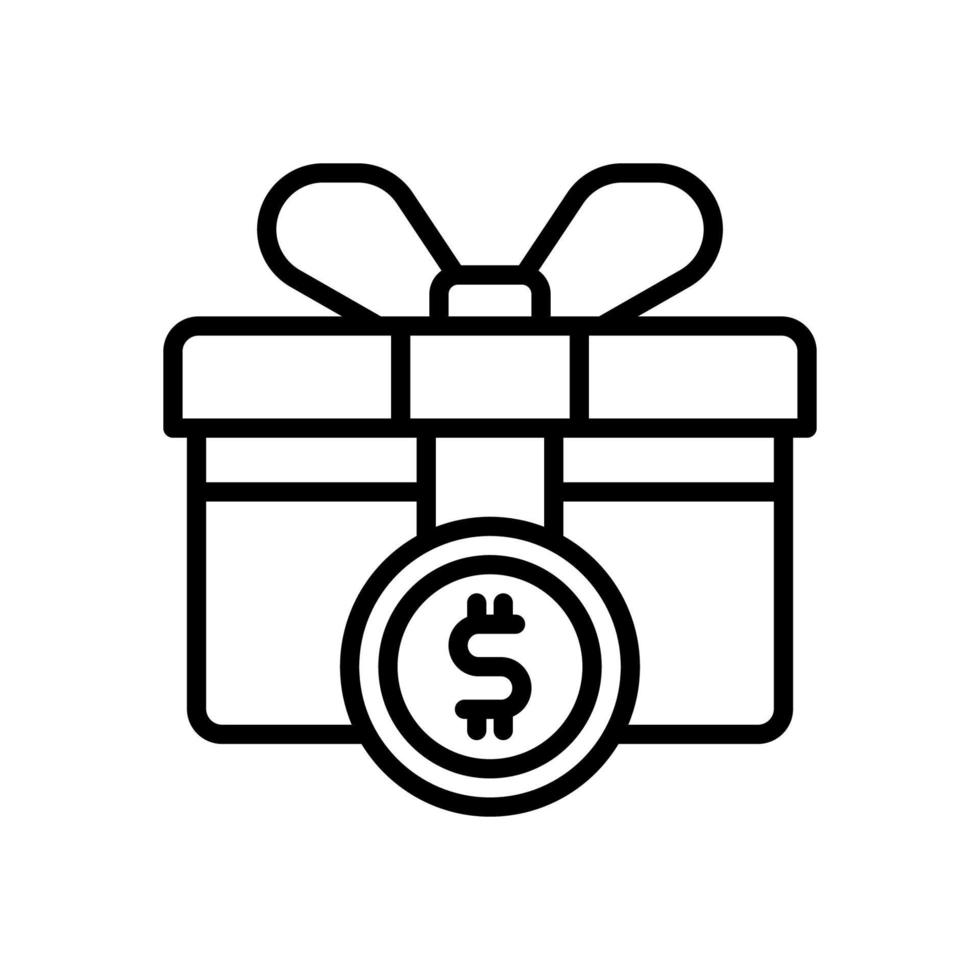 Geschenk Symbol zum Ihre Webseite Design, Logo, Anwendung, ui. vektor