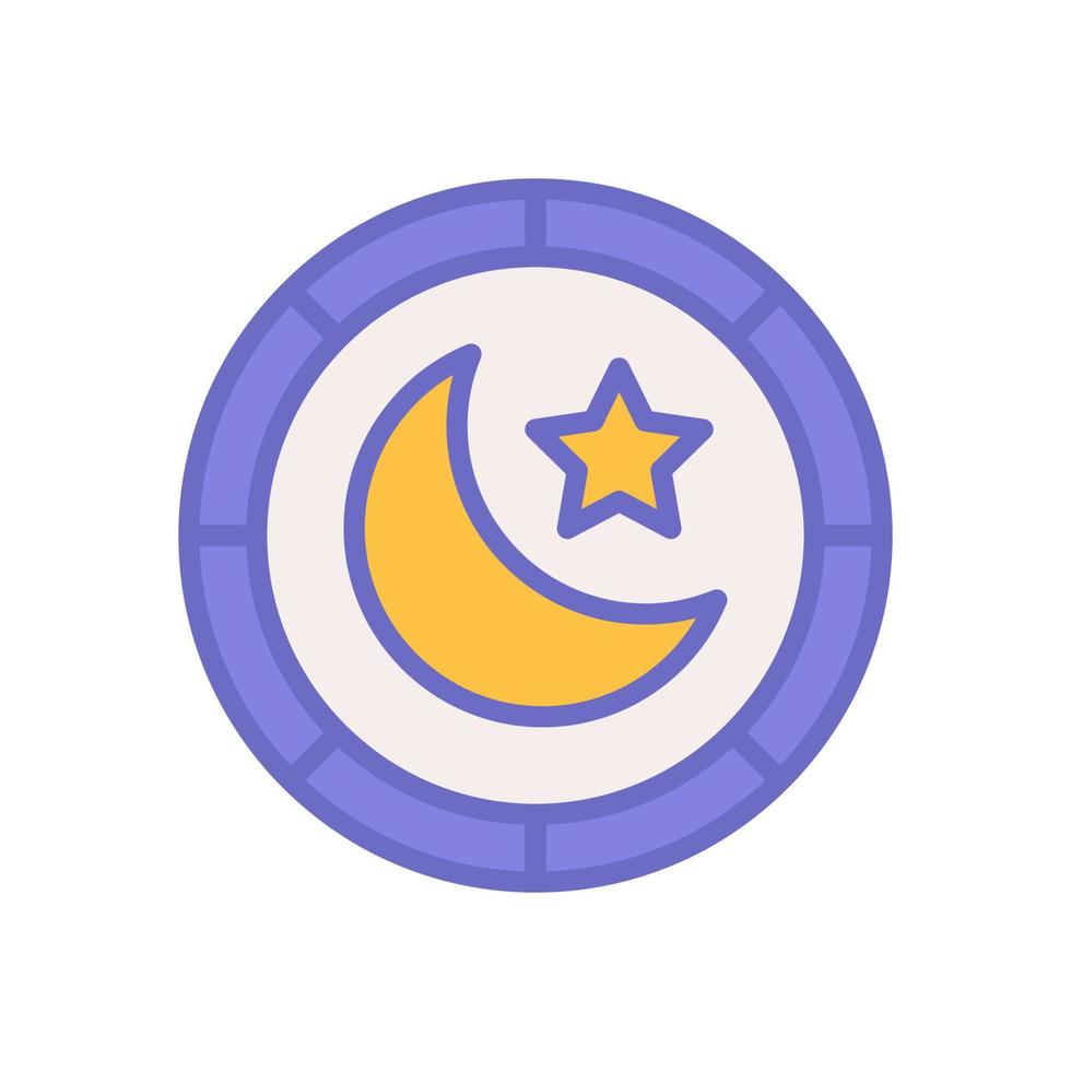måne stjärna ikon för din hemsida design, logotyp, app, ui. vektor