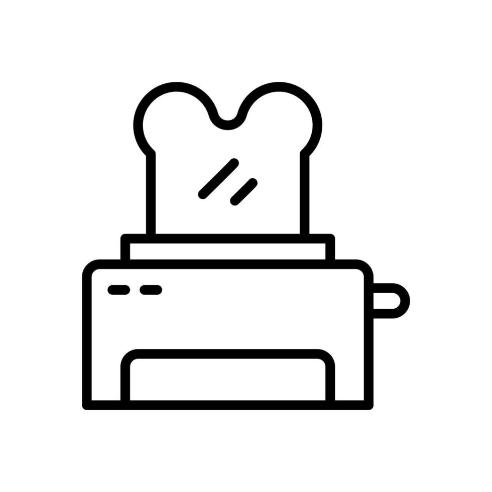 Toaster Symbol zum Ihre Webseite Design, Logo, Anwendung, ui. vektor