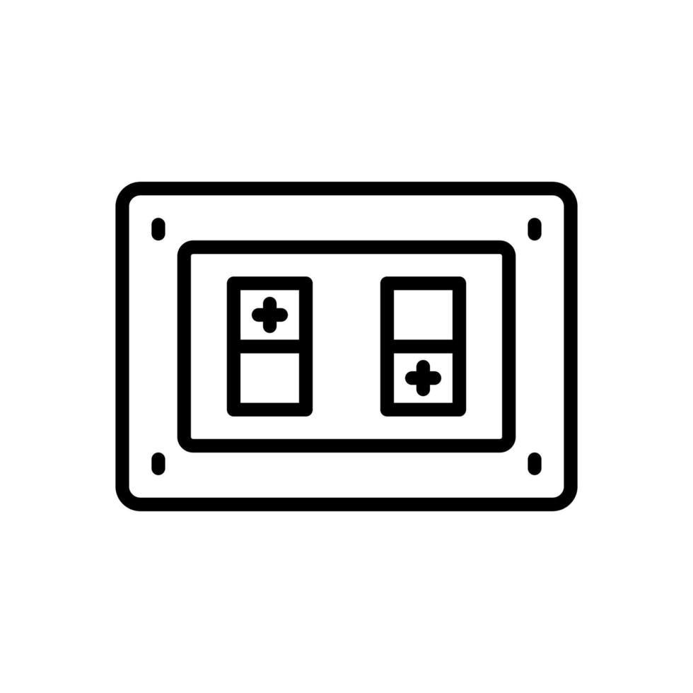 Schalter Symbol zum Ihre Webseite Design, Logo, Anwendung, ui. vektor