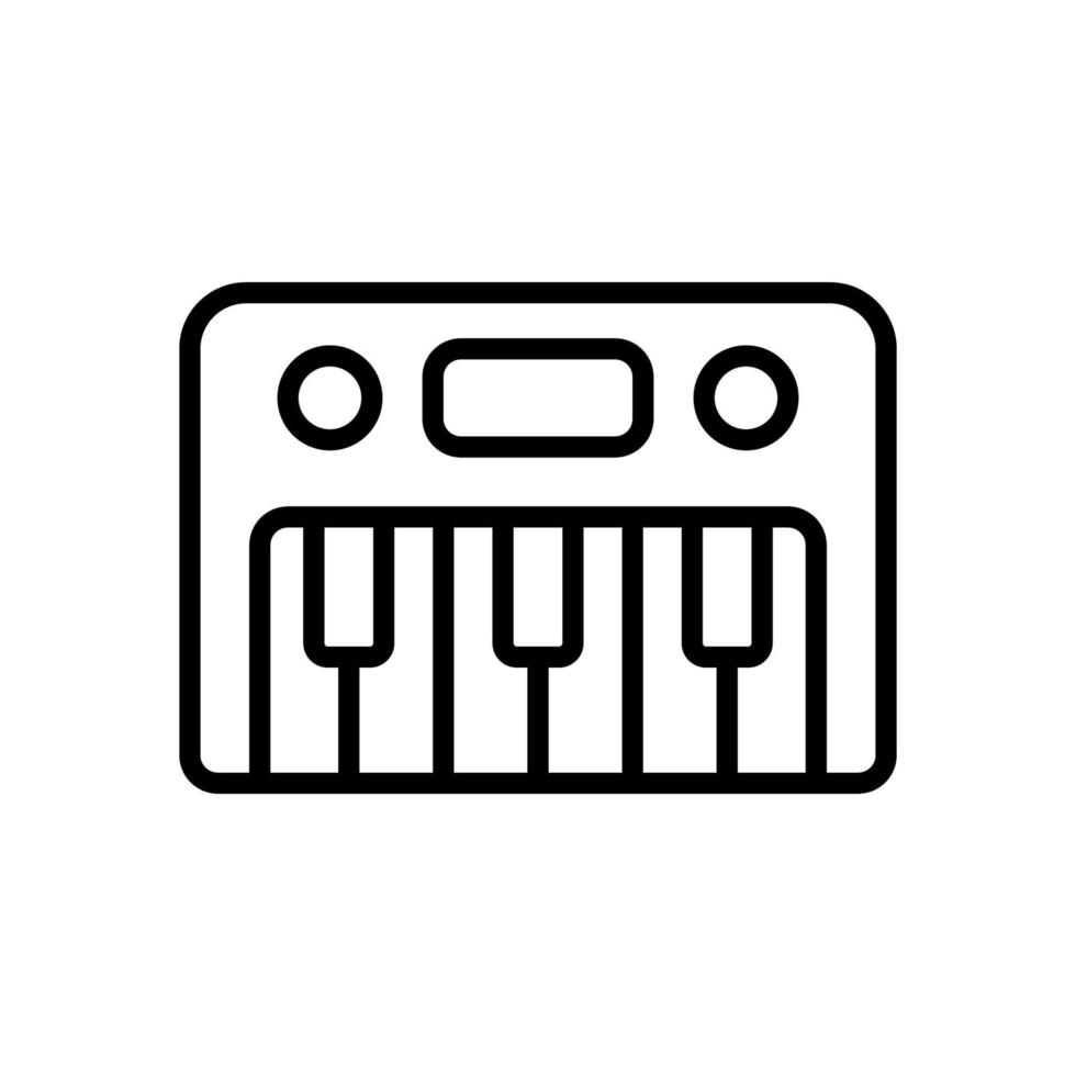 Klavier Symbol zum Ihre Webseite Design, Logo, Anwendung, ui. vektor