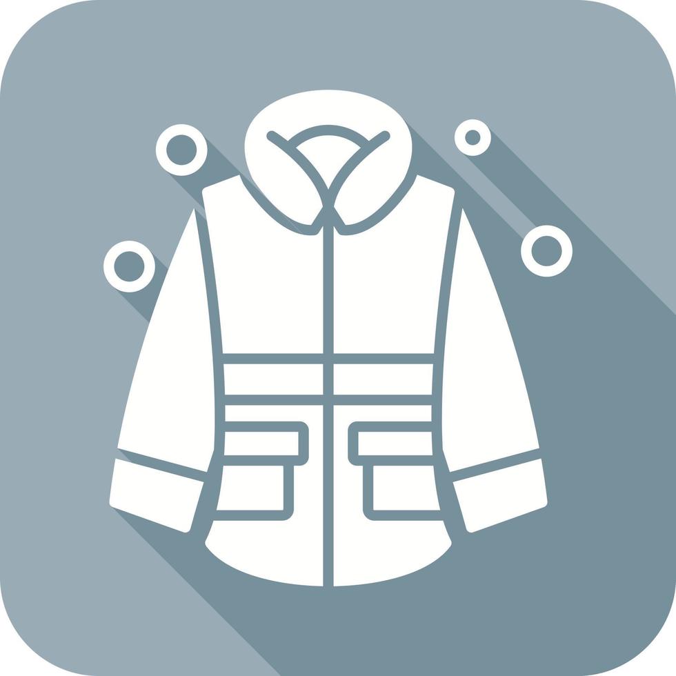 Vektorsymbol Winterjacke vektor