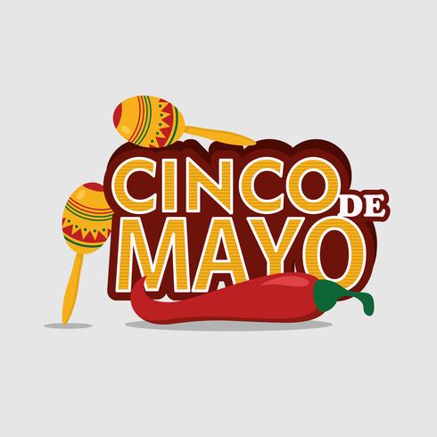 Cinco De Mayo Hintergrund vektor