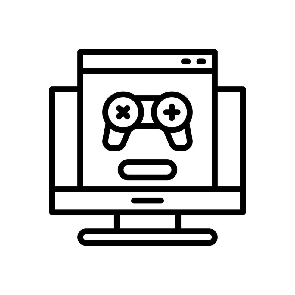 Computersymbol für Ihre Website, Ihr Handy, Ihre Präsentation und Ihr Logo-Design. vektor