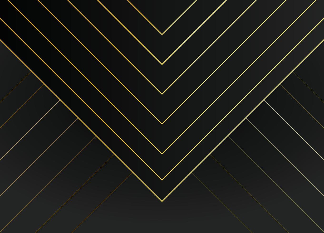 Gold Linien, einfarbig Design, Post, Vektor Kunst