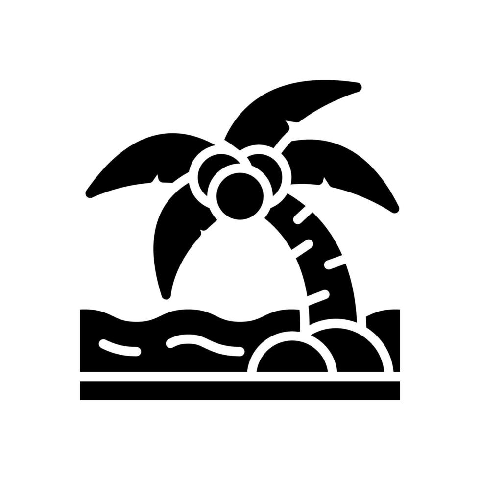 Strand Symbol zum Ihre Webseite, Handy, Mobiltelefon, Präsentation, und Logo Design. vektor
