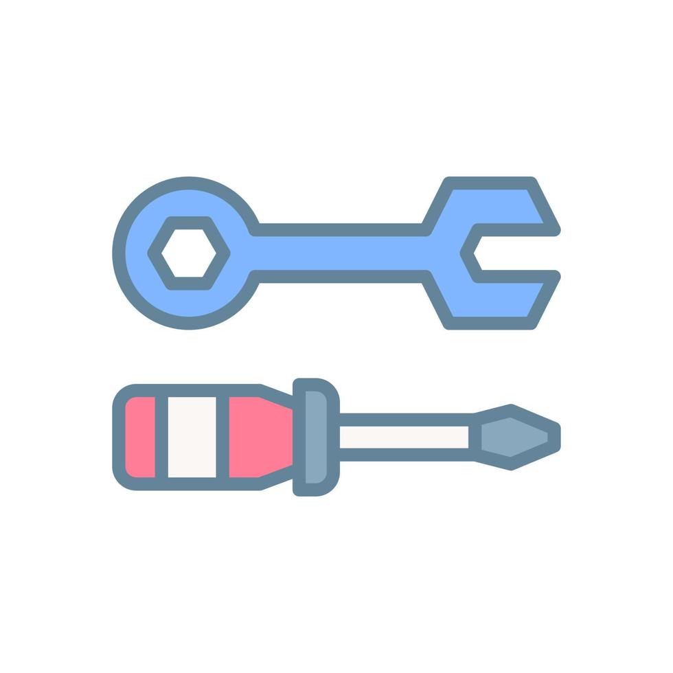 Werkzeug Symbol zum Ihre Webseite Design, Logo, Anwendung, ui. vektor