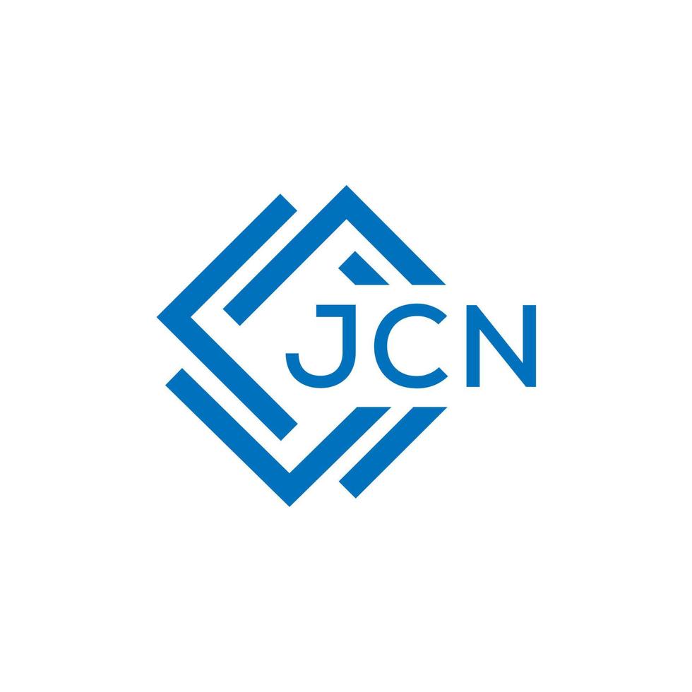 jcn Brief Logo Design auf Weiß Hintergrund. jcn kreativ Kreis Brief Logo Konzept. jcn Brief Design. vektor