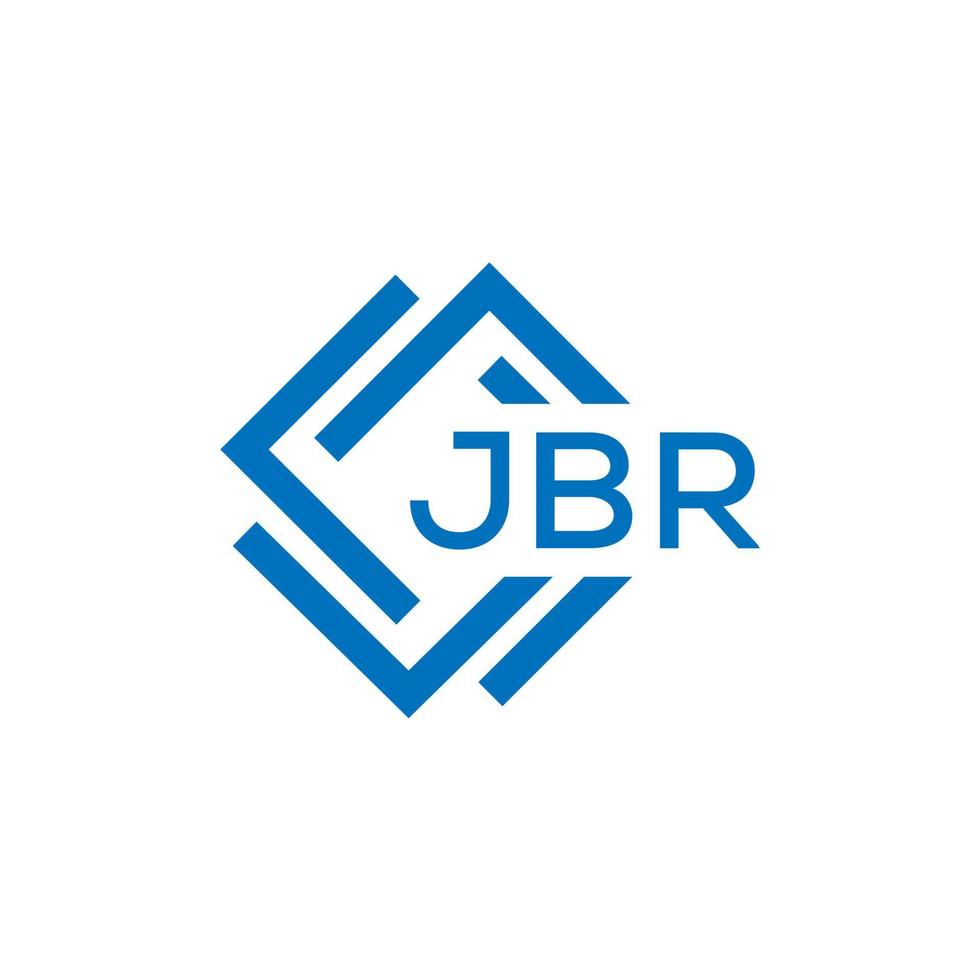jbr Brief Logo Design auf Weiß Hintergrund. jbr kreativ Kreis Brief Logo Konzept. jbr Brief Design. vektor
