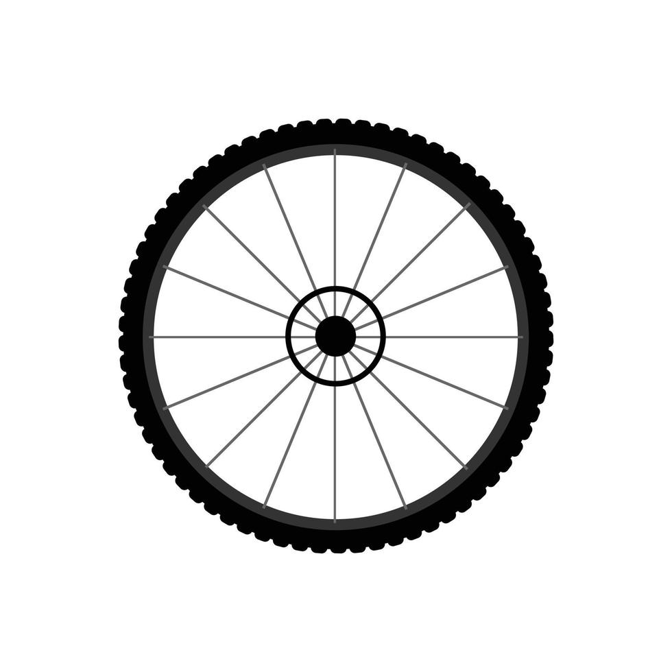 vektor cykel hjul