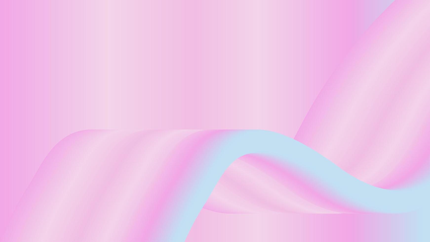 abstrakt 3d rosa och blå Vinka blandning för landning sida kreativ vektor