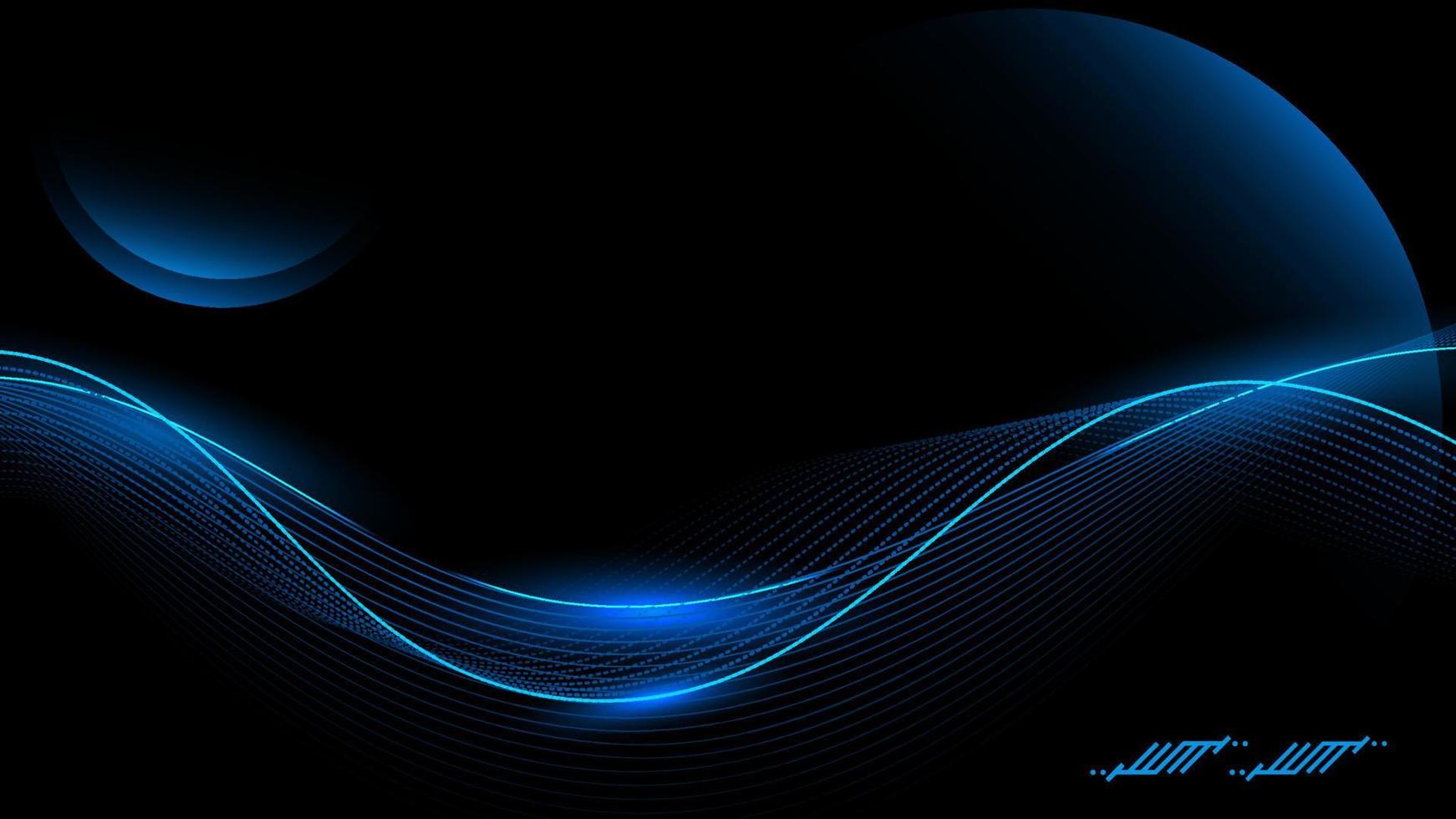 abstrakt blå fläck Vinka, slät rök effekt bakgrund vektor