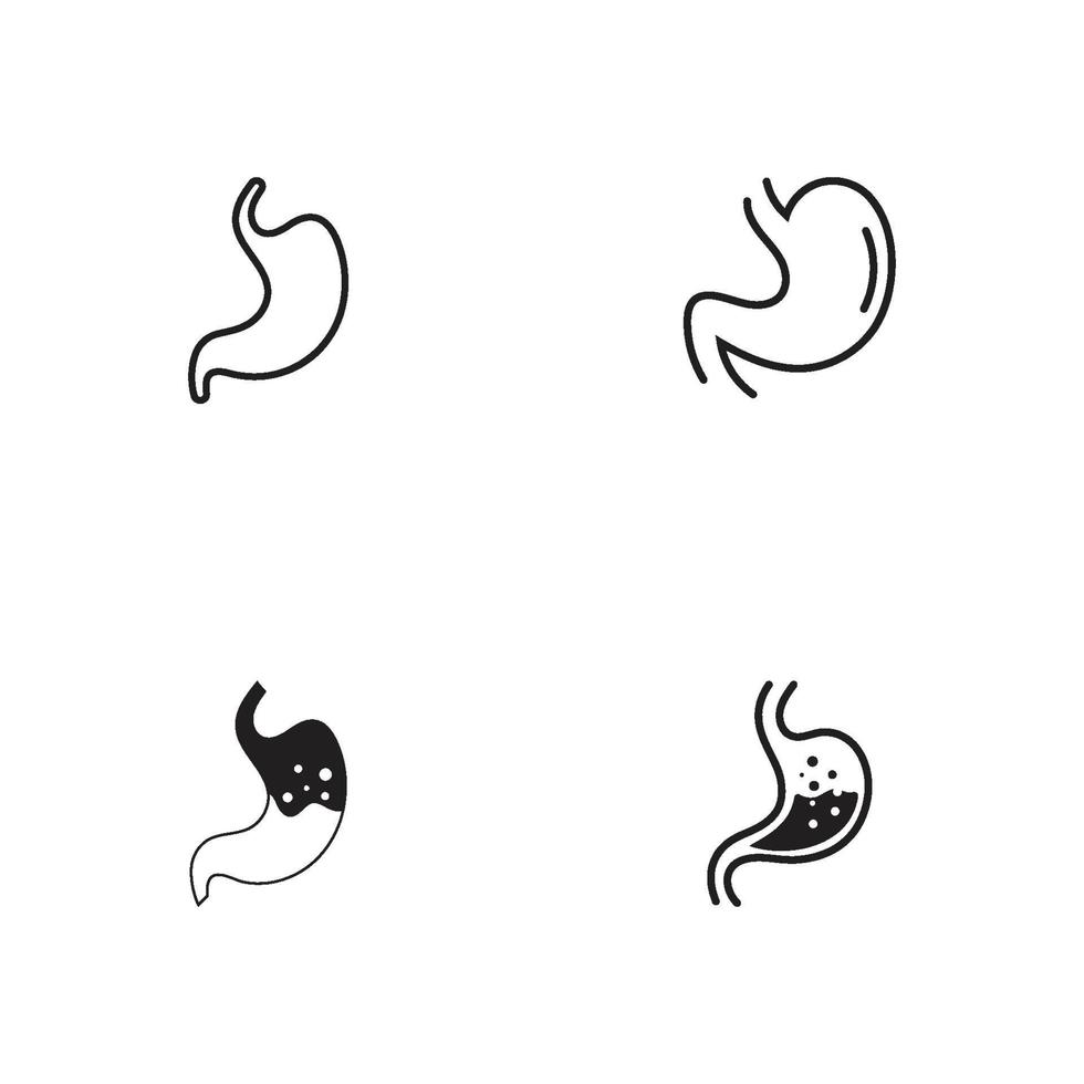 magvård logotyp illustration vektor design
