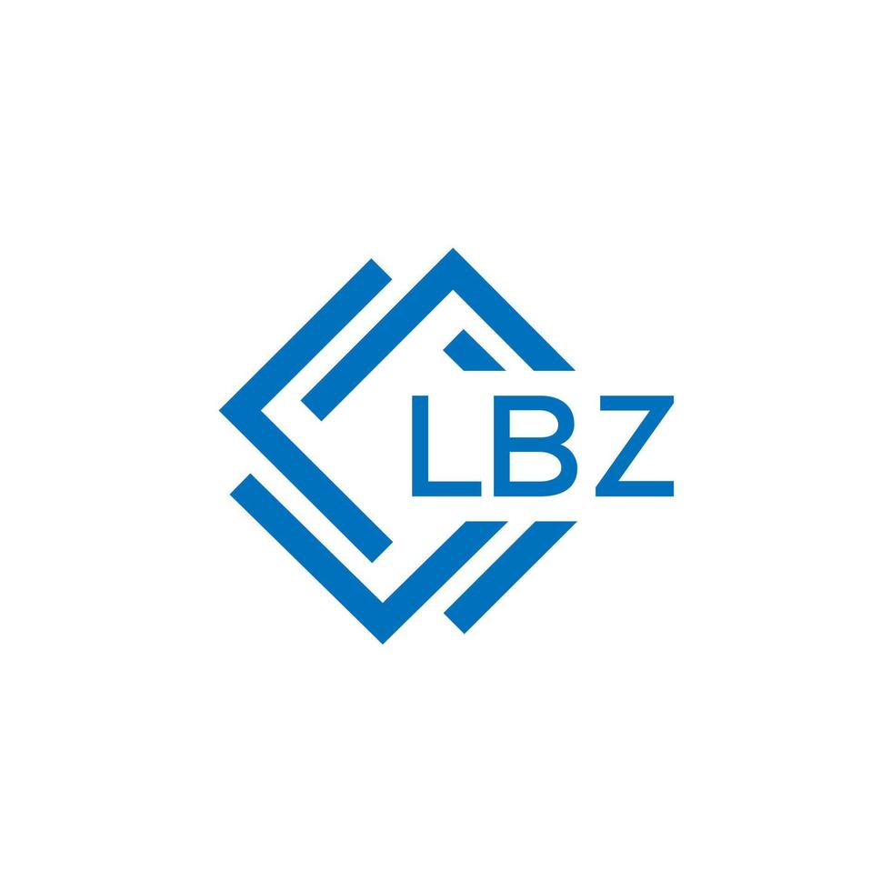 lbz Brief Logo Design auf Weiß Hintergrund. lbz kreativ Kreis Brief Logo Konzept. lbz Brief Design. vektor