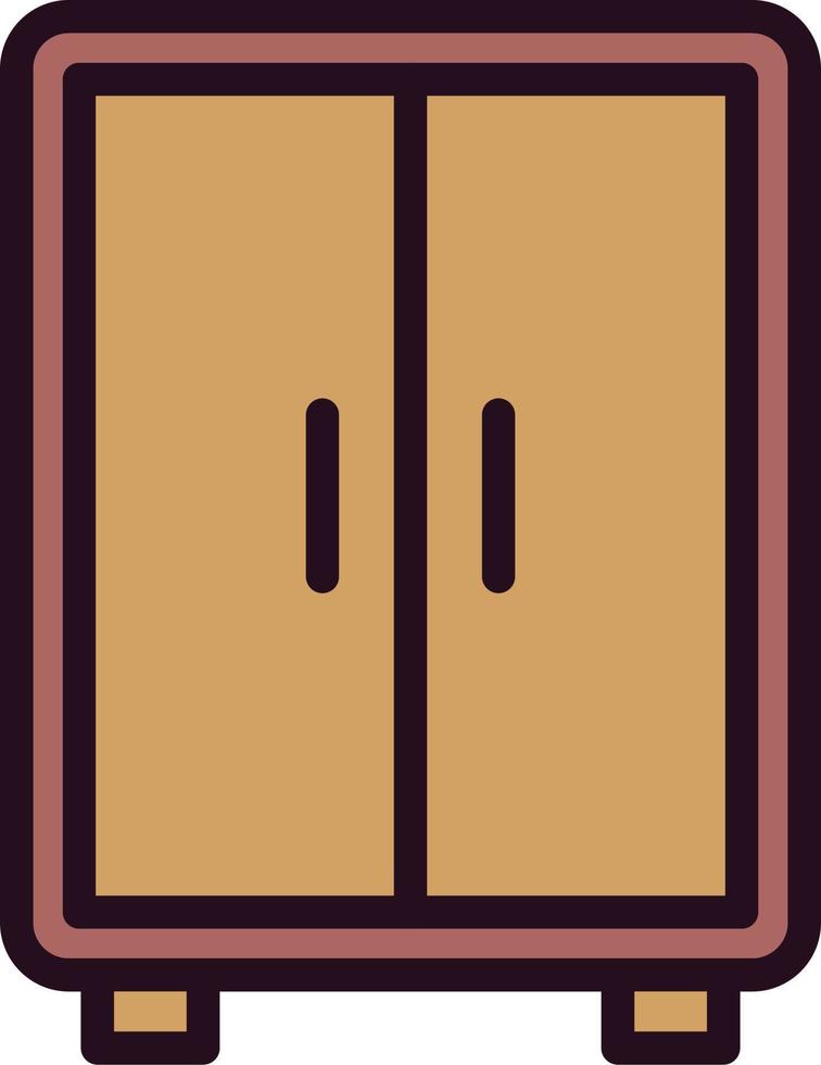 Kleiderschrank-Vektor-Symbol vektor