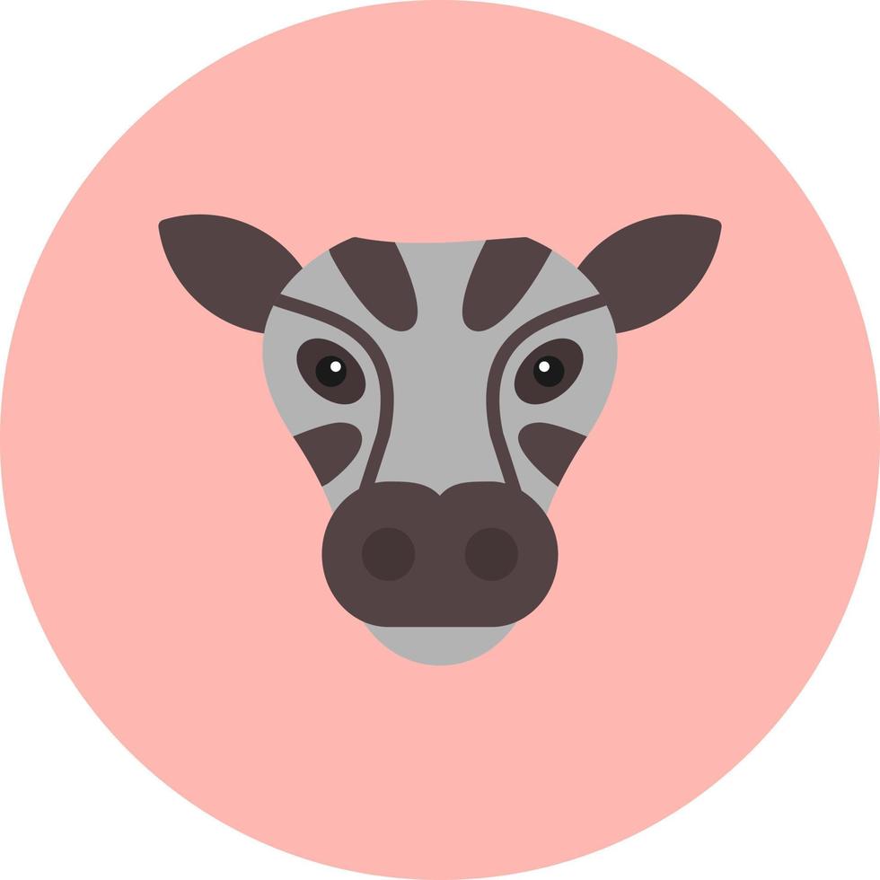 zebra vektor ikon