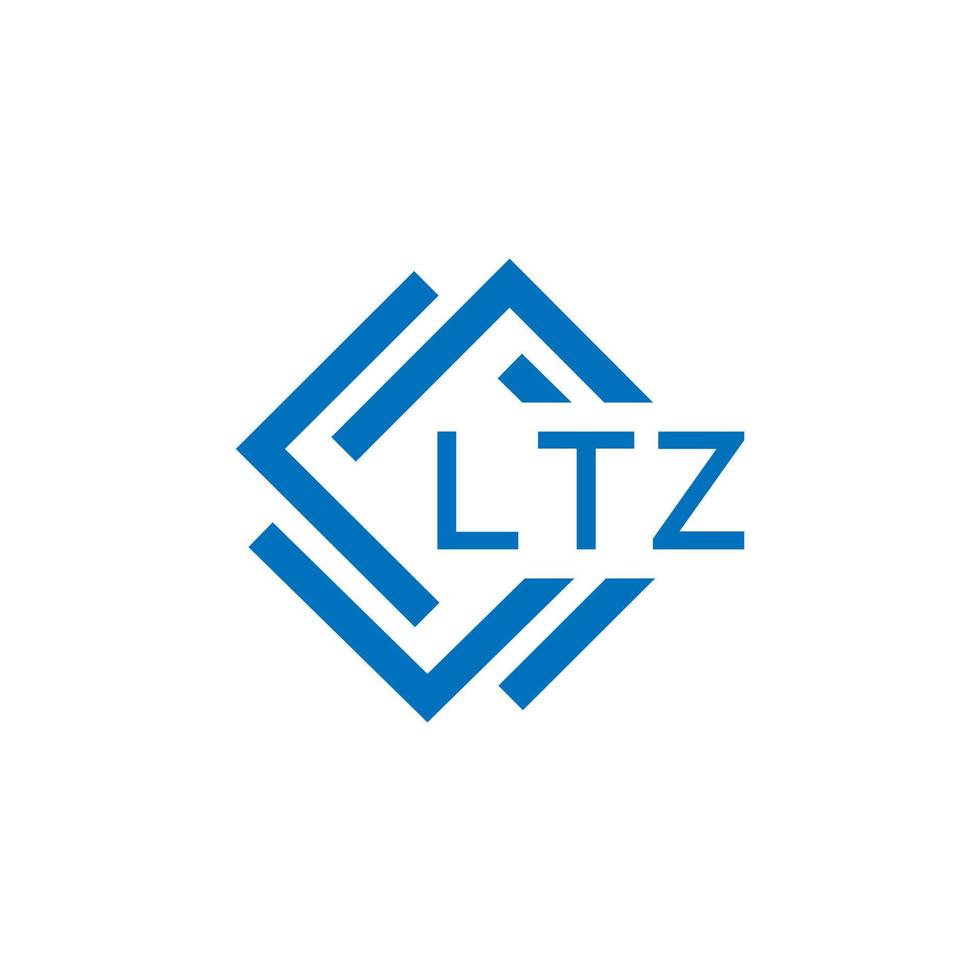 ltz brev logotyp design på vit bakgrund. ltz kreativ cirkel brev logotyp begrepp. ltz brev design. vektor